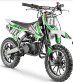 New 49cc LARGE GREEN Dirt Bike 122x57x55Hcm 2 Stroke CDI Ignition Auto Pullstart