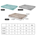 Pawz Dog Mat Pet Cat Calming Bed Memory Foam Orthopedic Removable Cover Washable
