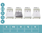 Dreamz Mattress Protector Topper Breathable Comfort Waterproof Cover Queen