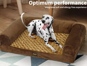 Pawz Pet Bed Sofa Dog Bedding Soft Warm Mattress Cushion Pillow Mat Plush  L