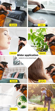 500ML Amber Glass Trigger Spray Bottle Essential Oil Aromatherapy Dispenser 4/6X