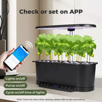 Hydroponics Growing System Indoor Seed Germination Garden Starter Kit 15 Pots