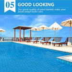 Solar Swimming Pool Cover 400 500 Micron Outdoor Bubble Blanket Covers 7 Size