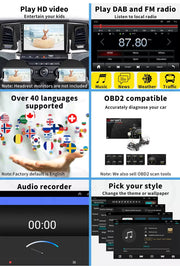 Hilux Car Stereo Head Unit GPS Carplay Wifi Android 11 Toyota Fortuner 2007-2015