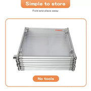 Pawz Pet Playpen Transparent Acrylic Clear Folding Dog Fence Kennel 8 Panel