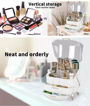 Makeup Organizer Case Drawer Portable Cosmetic Jewellery Storage Box White