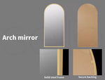Yezi Floor Mirror Full Length Mirrors Modern Dressing Free Standing Framed 1.8M