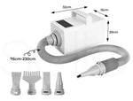 Pawz Pet Grooming Hair Dryer Dog Cat Blow Speed Blower Heater Low Noise 3200W