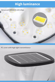 Emitto Solar Lawn Light Garden Outdoor Night Lights Decor Sensor Security 80cm
