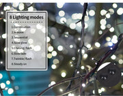 Solar String Fairy Lights Outdoor LED Party Wedding Christmas Decor 8 Lighting