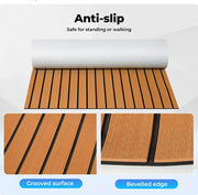Manan Boat Flooring Eva Foam Marine Floor Matting Decking Self-adhesive 90x240cm