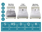 Dreamz Mattress Protector Topper Bamboo Pillowtop Waterproof Cover  Queen