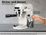 Spector Coffee Machine Espresso Latter Cappuccino Flat White Maker (White Color)