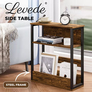 Levede Narrow Coffee End Table Sofa Over Bedside Table Laptop Shelf Desk