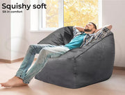 Marlow Bean Bag Chair Cover Soft Velevt Home Game Seat Lazy Sofa Cover Large