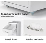Levede Office Cabinet  8 Drawer Drawers Storage Cabinets Steel Rack Home White