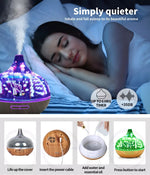 Aromatherapy Diffuser 3D Aroma Essential Oil Ultrasonic Air Humidifier Purifier