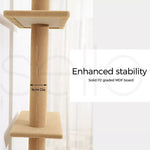 Pawz Cat Tree Tower Scratching Post Floor to Ceiling Condo Scratcher 284cm