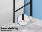 Dutxa 3 Tier Over Toilet Storage Shelf Rack Stand Washing Machine Steel Shelves