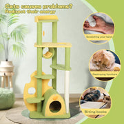 Pawz Cat Tree Kitten Furniture Condo Scratching Post Scratcher Multi-Level