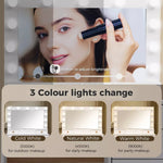 Levede Dressing Table Stool Set Mirror Vanity LED Bulbs  Makeup Desk Drawers