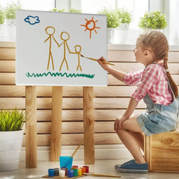 5x Artist Canvas Blank Stretched Canvases Art Large White Oil Acrylic Wood 30x40