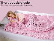 Dreamz Weighted Blanket 3KG 6.5KG 9KG Chunky Bulky Knit Throw Blanket Kids Adult