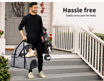 Pawz Large Pet Stroller Dog Cat Travel Carrier Pram Foldable Pushchair Outdoor