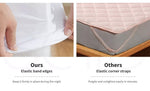 Dreamz Mattress Protector Topper Waterproof Bed Cover Fully Fitted Bamboo Queen.
