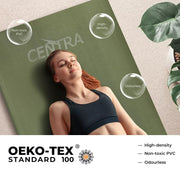 Centra Yoga Mat Non Slip 5mm Thick Exercise Mats Strap Fitness Sports 183x83cm