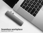 USB 3.0 Type-C HUB 6 Port Powered Adapter High Speed Splitter for MacBook pro