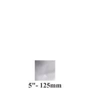 5″ Square Silver Cake Boards – Standard
