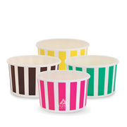 5oz Candy Stripe Ice Cream Cups