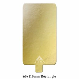 60x110mm Rectangle Gold Cake Tab Boards