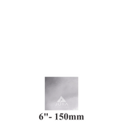 6″ Square Silver Cake Boards – Standard