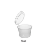 70ml Hinged Lid Sauce Container