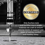 Queen 21cm Hybrid Mattress: Gel Memory Foam + Pocket Springs for Firm, Supportive Sleep