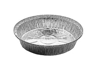 1 Pack 6 pcs round Foil Trays 21.5x21.5x4cm