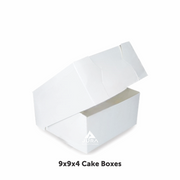 9x9x4 inch Cake Boxes
