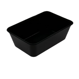 750ml Black Rectangular Container