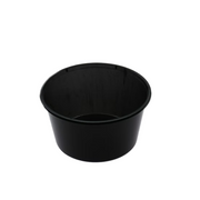 440ml Black Round Container