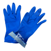 Small Silver Lined Rubber Gloves