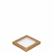 Lid For Small Kraft Catering Trays – #02 (9×9″)