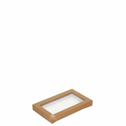 Lid for Extra Small Kraft Catering Trays – #01 (10×6″)