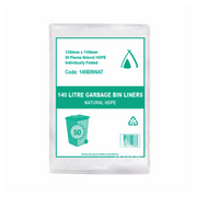 140Lt Natural Bin Liners