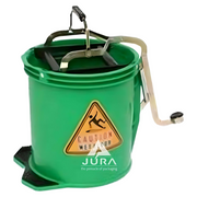 Green 16Lt Plastic Mop Bucket