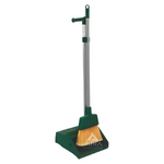 Green Upright Loby Dustpan Set