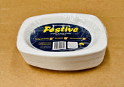 Pack 50pcs Small Oval (160x230mm) Reusable Plates