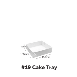 #19 Jura Cake/Food Trays – White