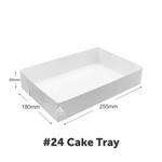 #24 Jura Cake/Food Trays – White